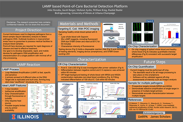 John Heredia's presentation poster.